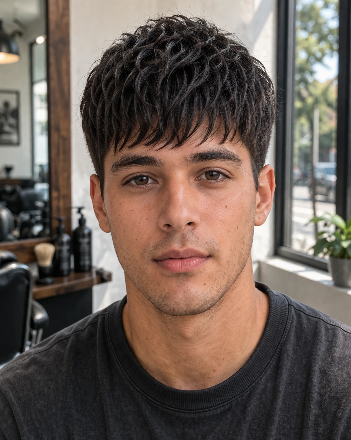 Fringe Cut haircut style reference photo