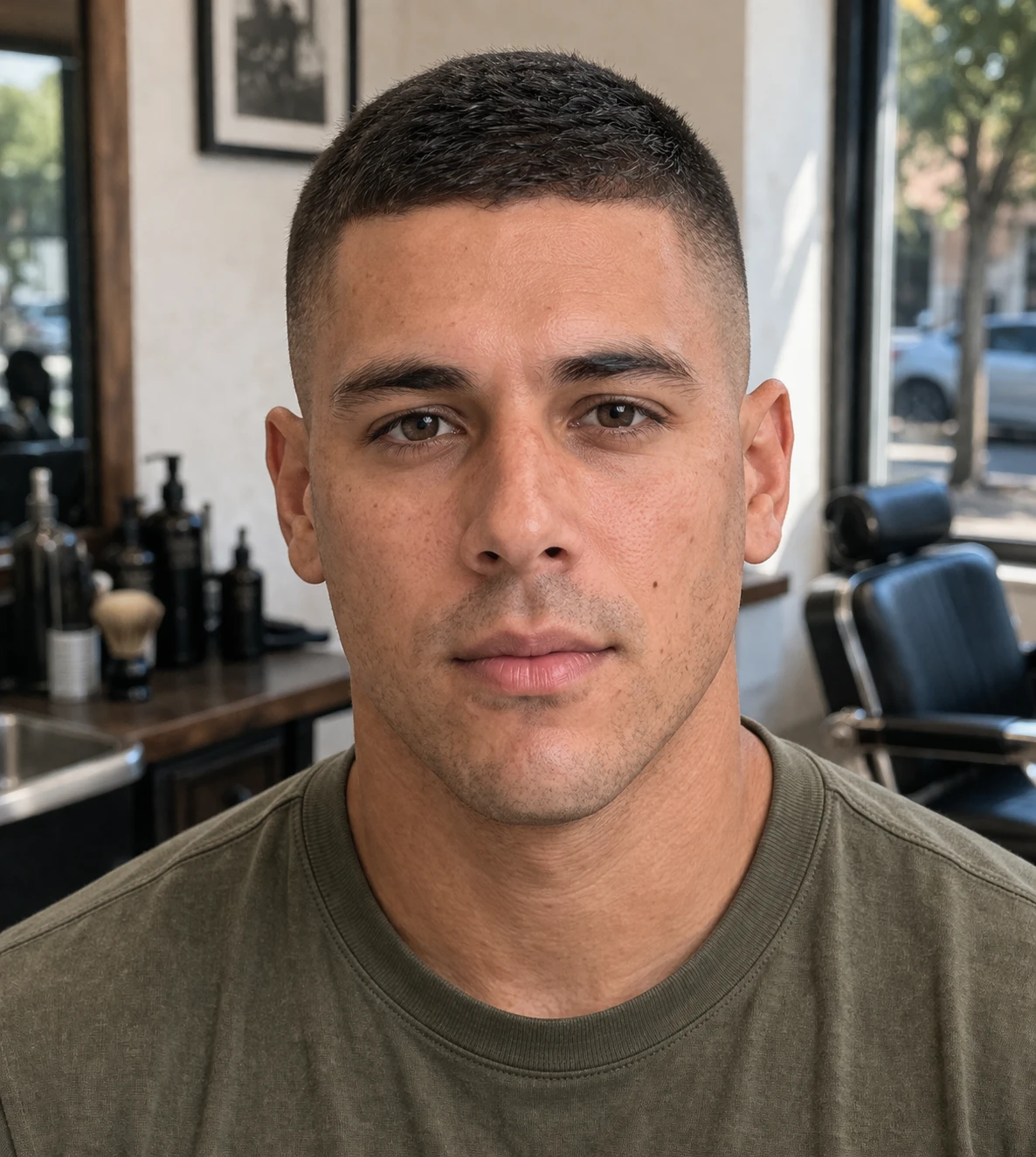 Military Cut haircut style reference photo