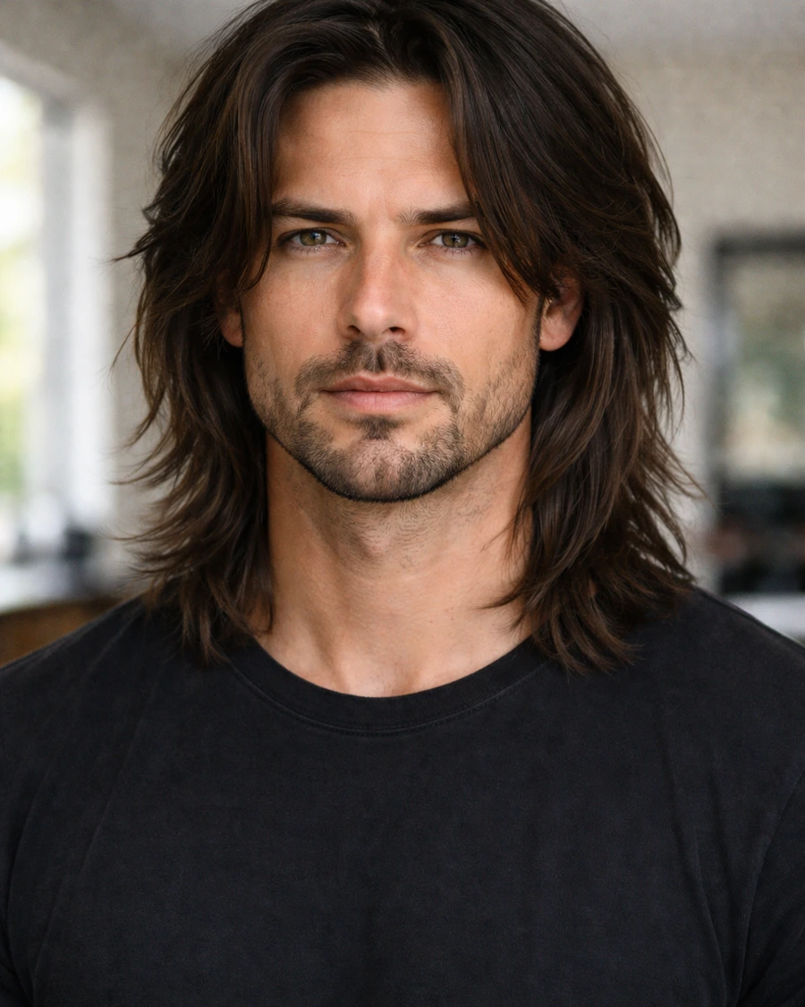 Warrior Cut haircut style reference photo